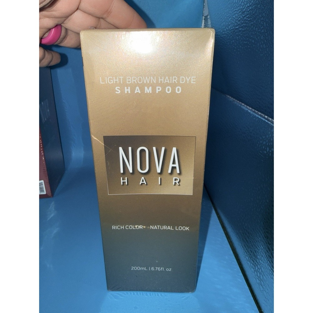 Nova Light Brown Hair Dye Shampoo